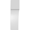 Ekena Millwork 5 1/2-in. W x 8-in. D x 20-in. H Westlake Architectural Grade PVC Knee Brace BRCP055X08X20WTL - alternate 3